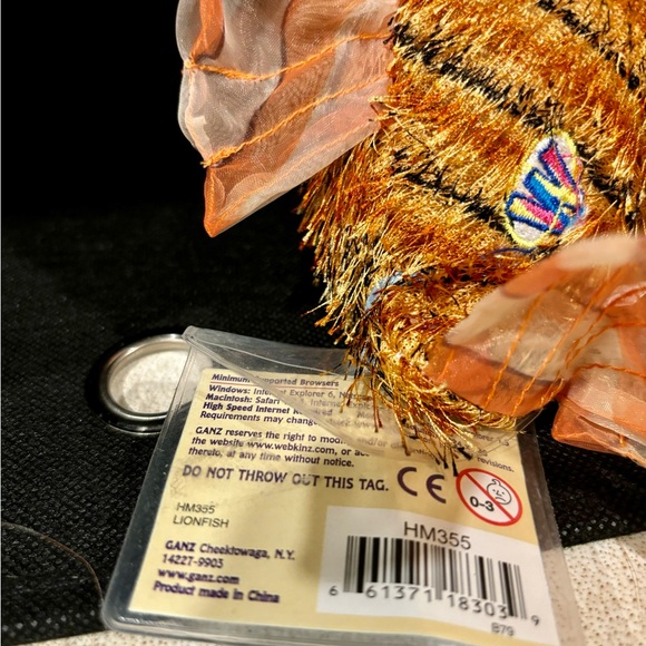 Lionfish Webkinz HM 355 - Picture 6 of 6